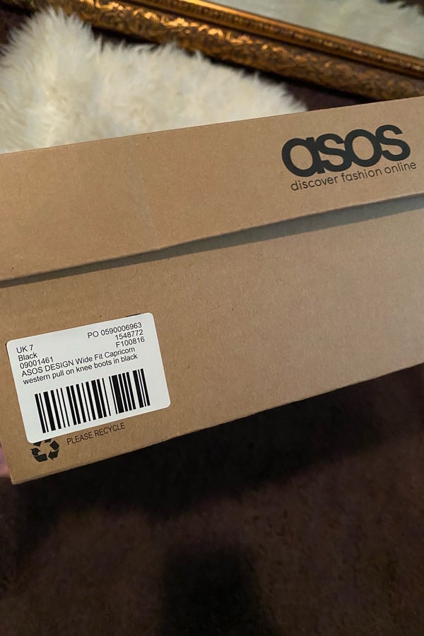 Asos hot sale shoe box