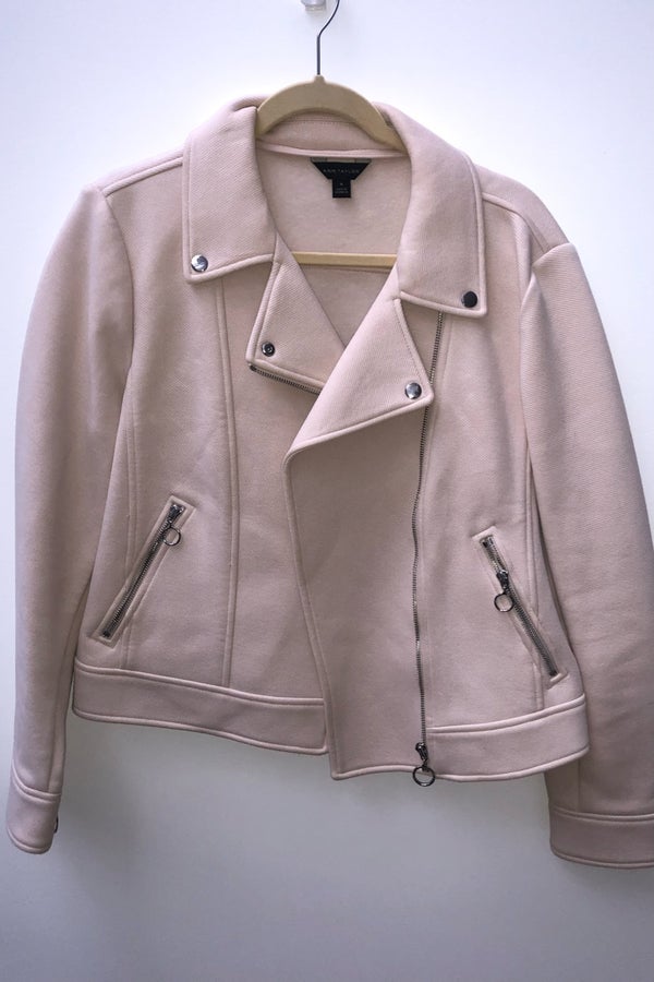 Soft Blush Moto Jacket Nuuly Thrift