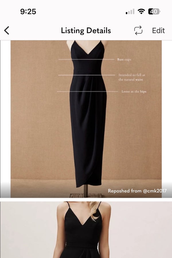 Bhldn black clearance dress