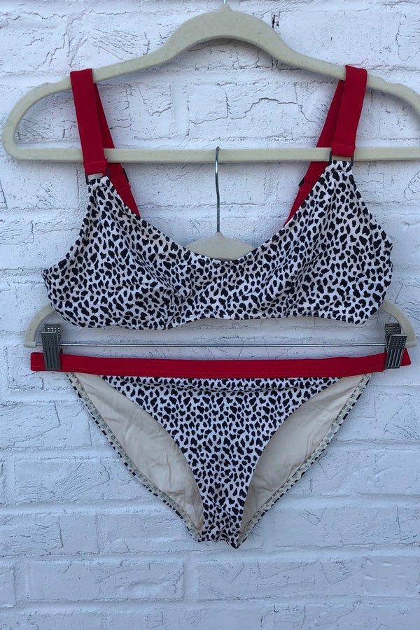 Topshop sales leopard swimsuit