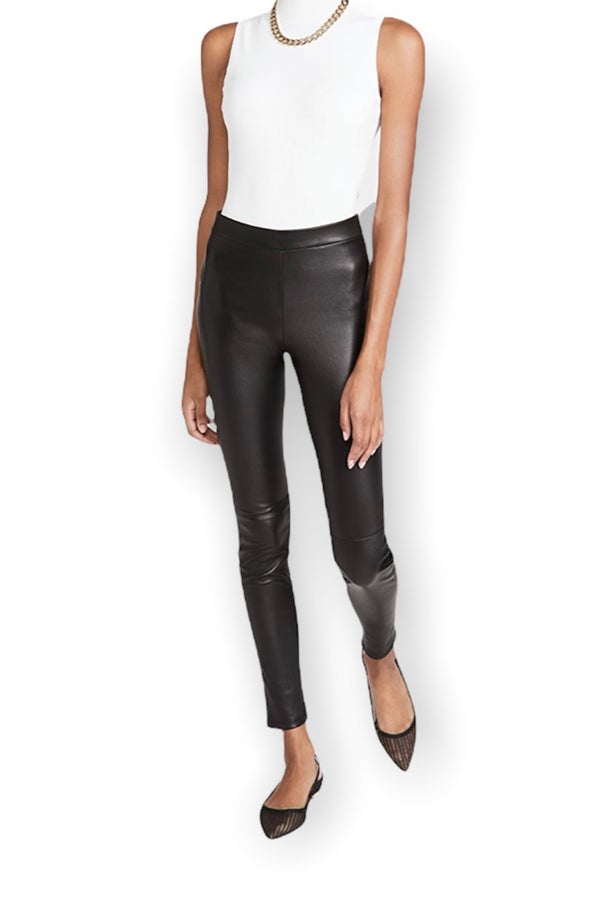 Theory adbelle hot sale leather leggings