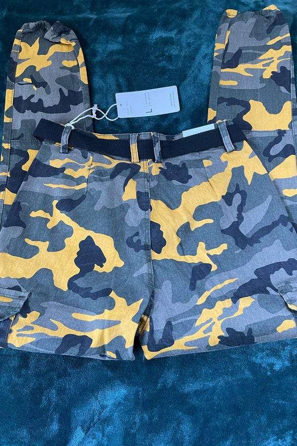 American bazi camo cheap joggers