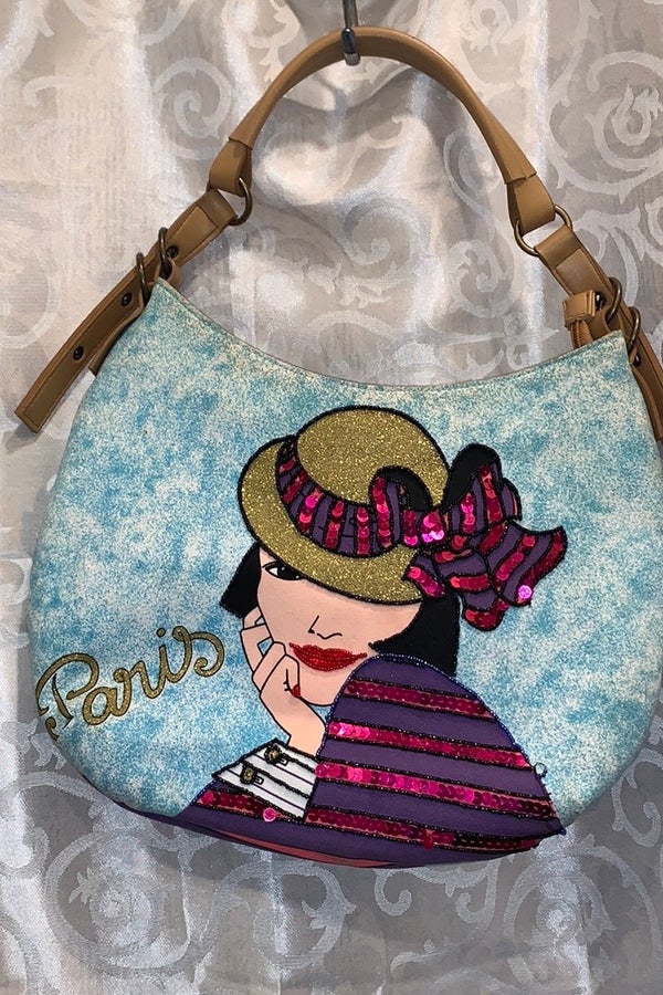 Embroidery emblems handbag Nuuly Thrift