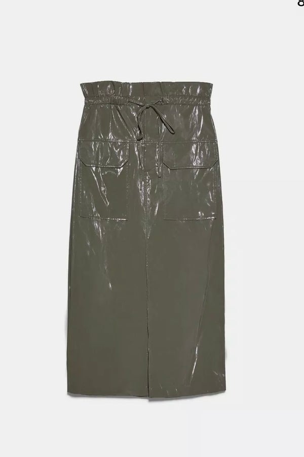 Zara midi hotsell skirt with pocket