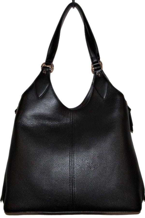NOATD 8831628 NO 8833313 BLACK Leather Rivet Shoulder Bag $28.90 - PicClick