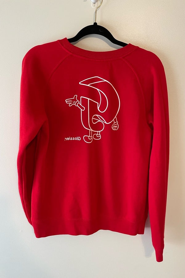 Glossier LIMITED EDITION newest Holiday Sweatshirt