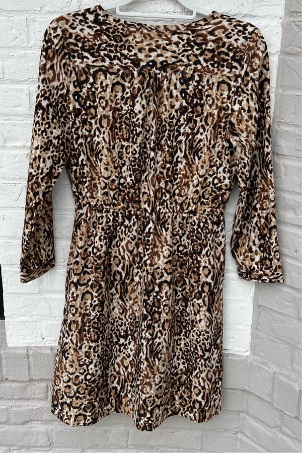 Larna leopard outlet print dress