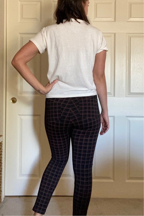 Anthropologie Plaid Active Pants, Tights & Leggings