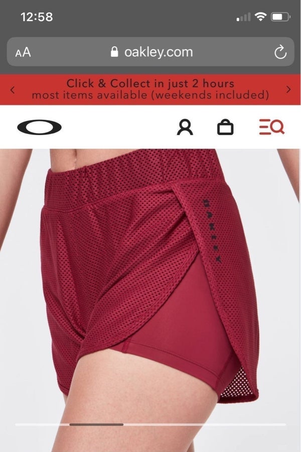 oakley athletic shorts