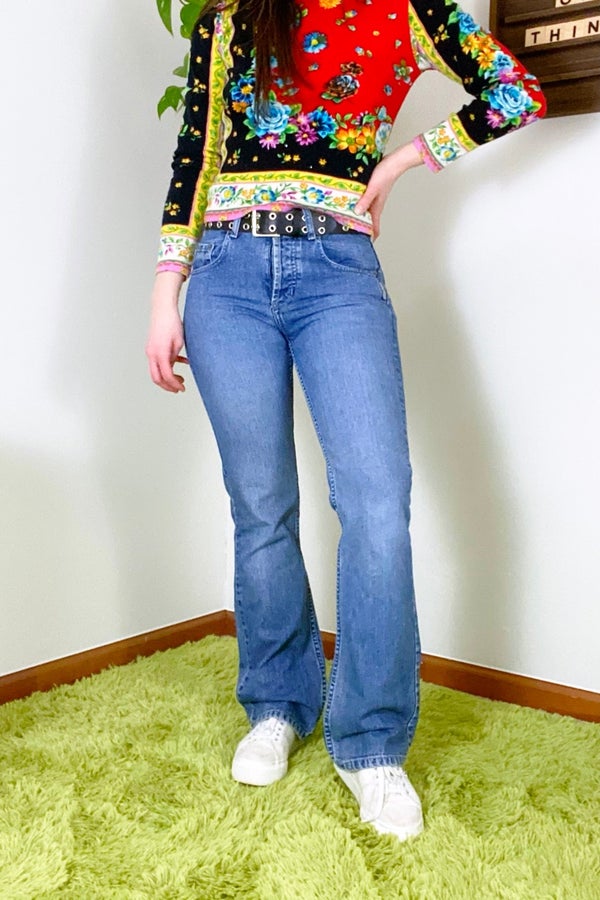 Tommy Hilfiger Jeans Y2K Mid Rise Jeans Retro Straight Leg 