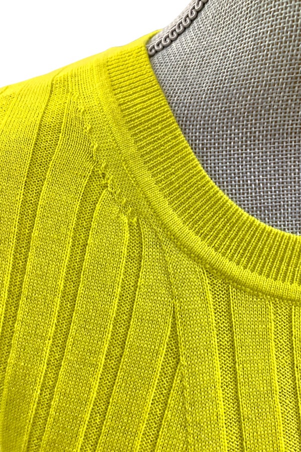Banana Republic Lemon Merino Wool Ribbed Sweater.   Nuuly Thrift