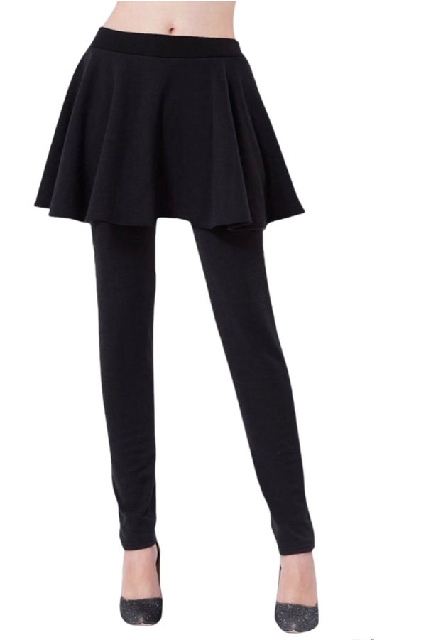 Arianna by Howard's Black skirted leggings | Nuuly Thrift