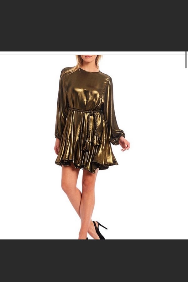 Gianni bini gold sequin cheap dress