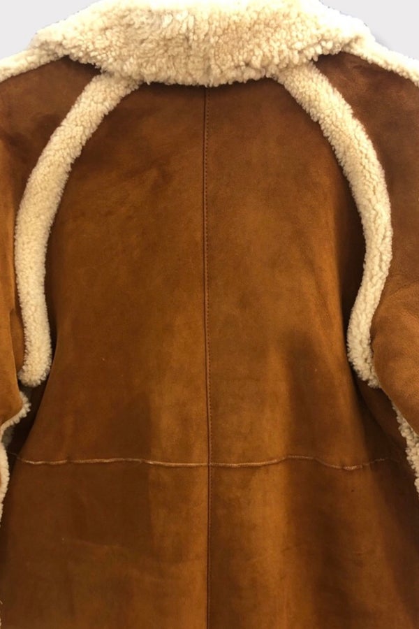 Rebecca Minkoff NWT Light Brown Oversized Vegan Shearling Teddy Coat Medium