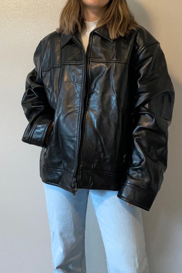 Vintage Italian Leather Jacket | Nuuly Thrift