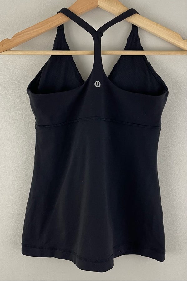 Lululemon Women's Pure Balance Racerback Ruched Yoga Tank Top