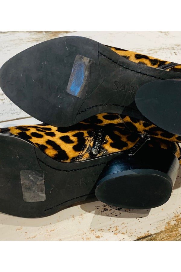 Franco sarto animal print on sale booties