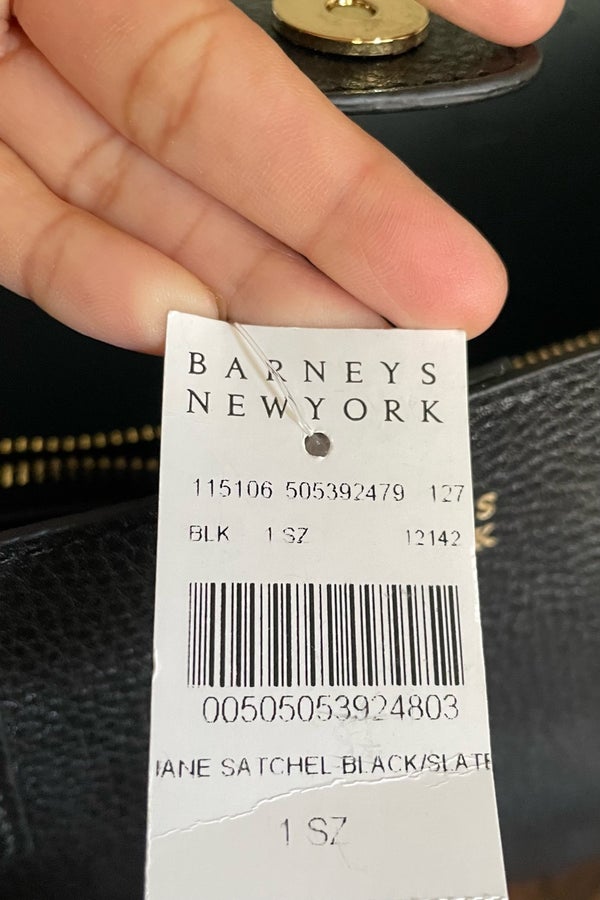 Barney s New York Jane leather satchel Nuuly Thrift