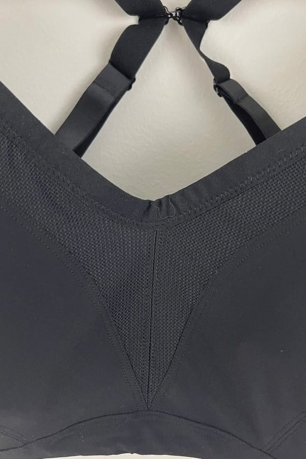 TORRID Black Lightly Lined Underwire Sports Bra Sz