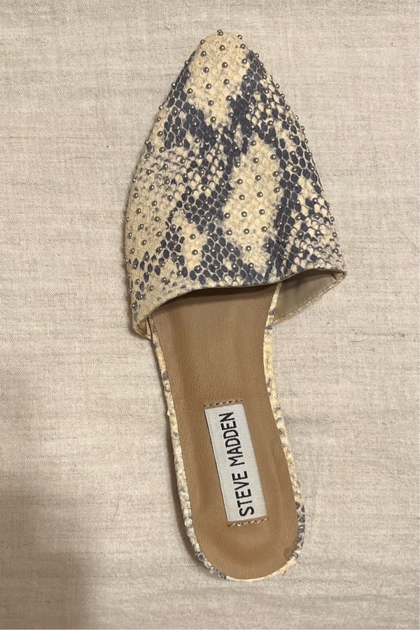 Steve madden trace studded mule clearance snake