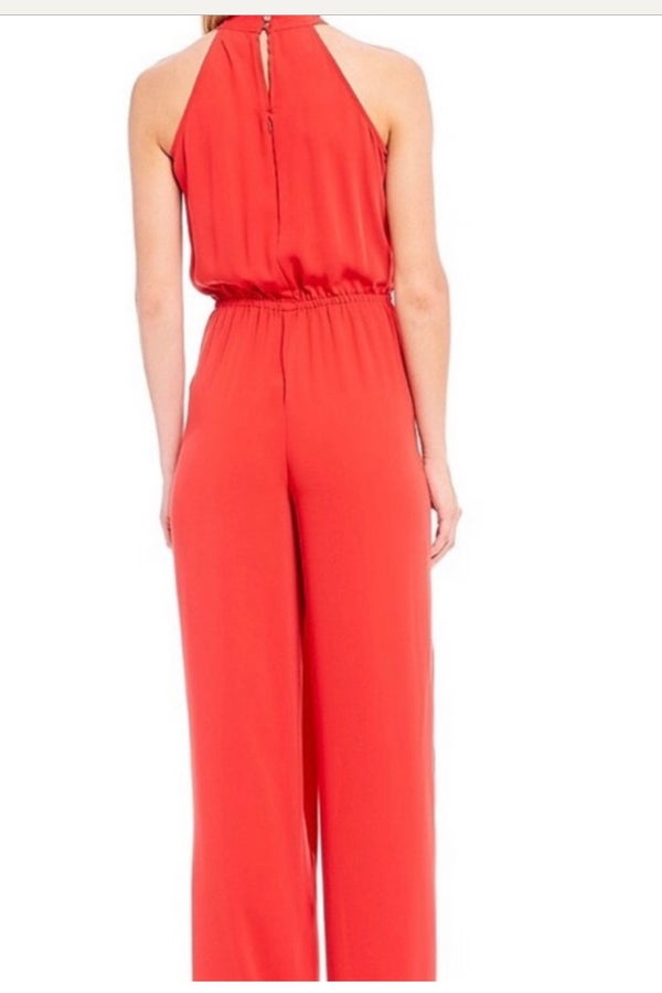 Cece store red jumpsuit