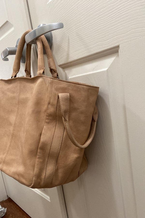 Leslie leather online tote