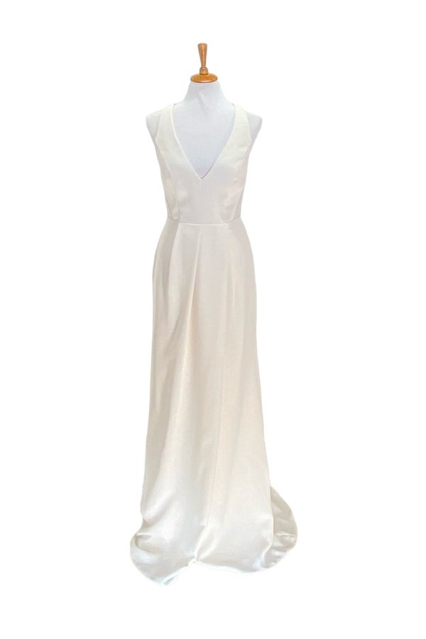 White by Vera Wang Women's Dress Sleeveless open f | Nuuly Thrift