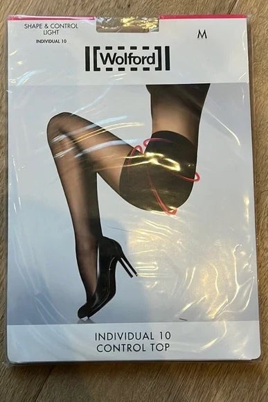 Wolford individual 10 control top clearance tights