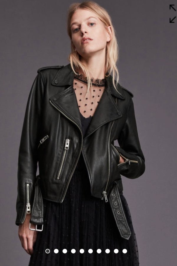 Allsaints leather jacket Nuuly Thrift