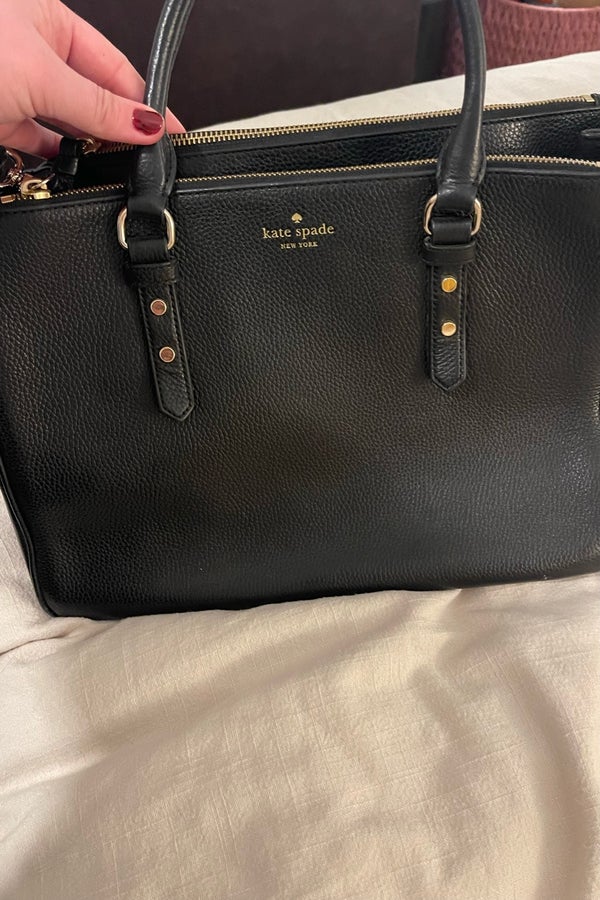 Black kate spade online purse