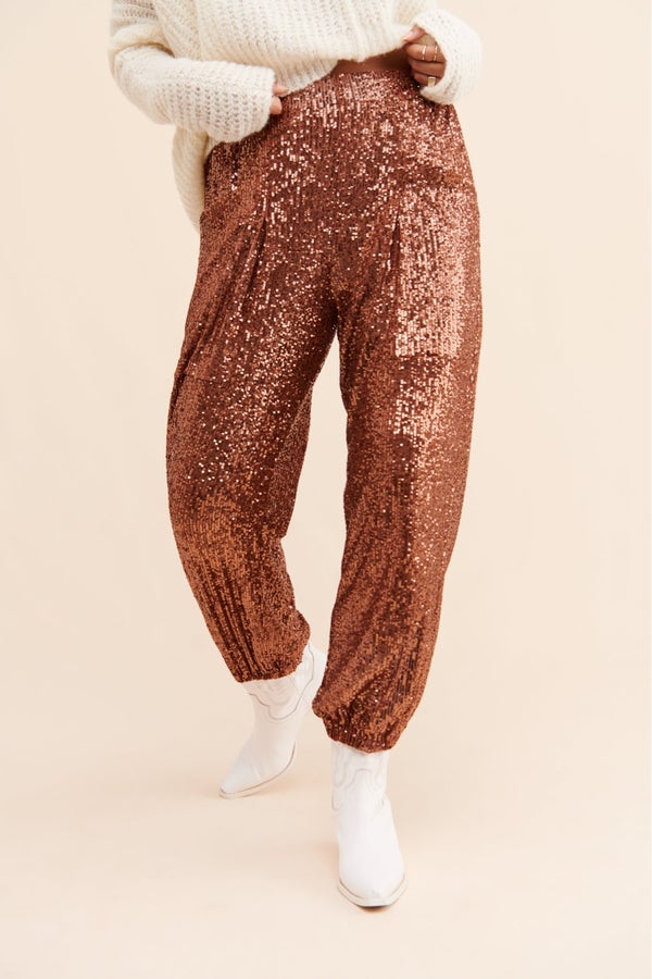 Morelia best sale sequin joggers