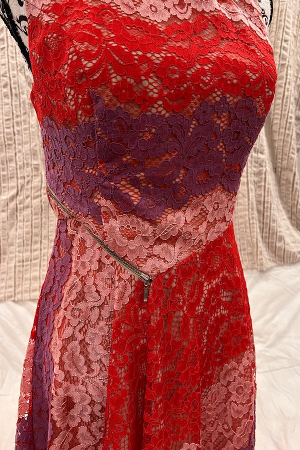 ABS Red Lace Dresses