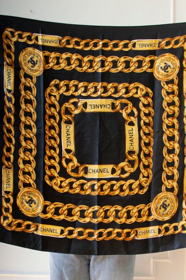 90s Chanel Chain Scarf