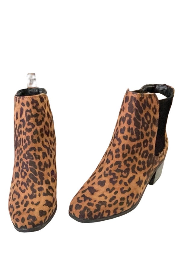 A new on sale day leopard booties