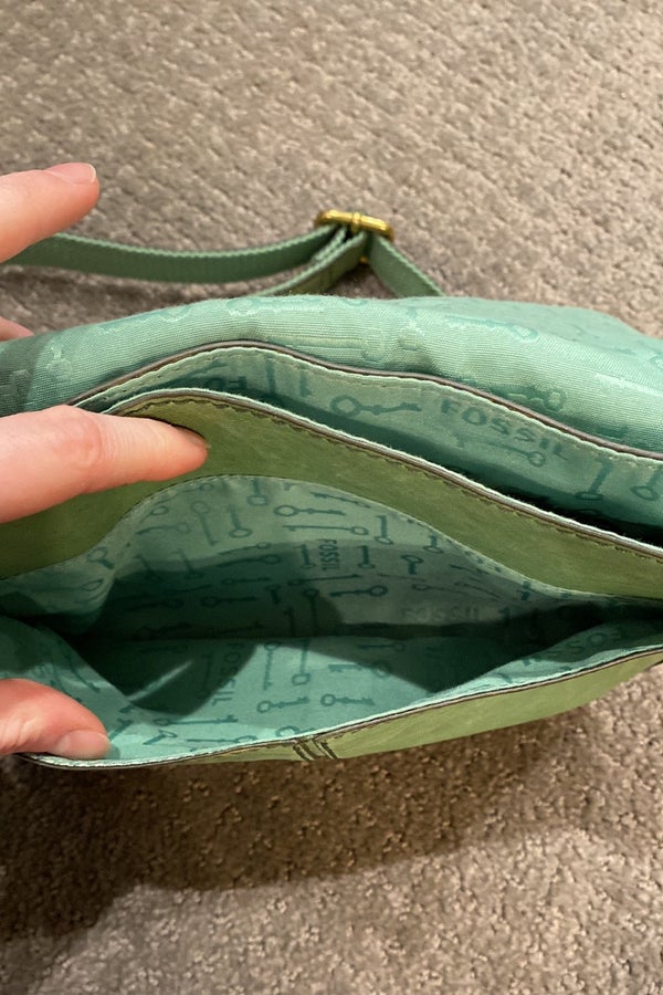 Fossil 2024 green purse