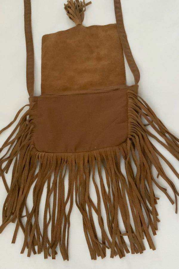 The Dolly Genuine leather fringe leopard crossbody – Anagails