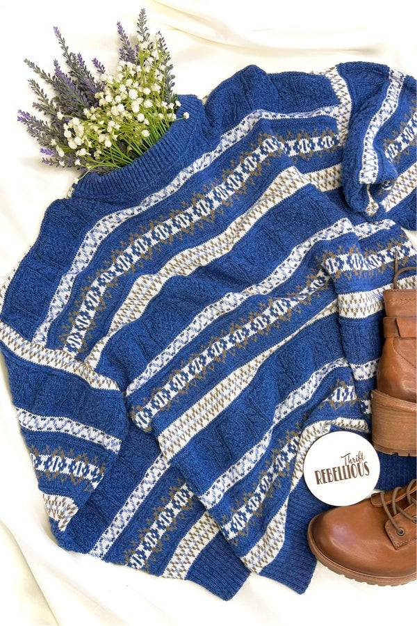 Vintage Knit Sweater Nuuly Thrift