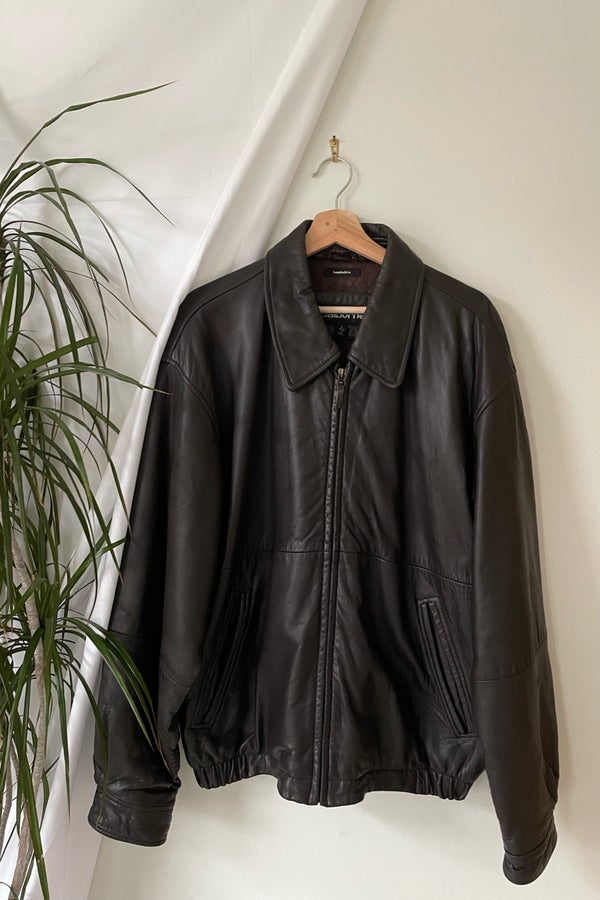 Vintage Liz Claiborne Leather Jacket | Nuuly Thrift