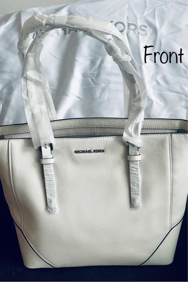 Michael Kors White Leather Tote | Nuuly Thrift