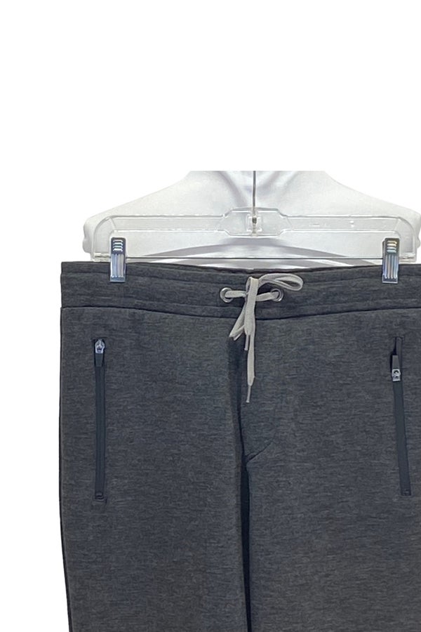 Aeropostale Sweatpants Size Small S Gray Mens Drawstring Zipper Pocket 