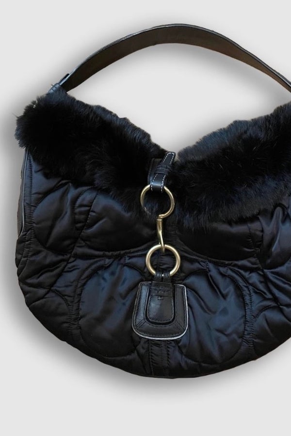 Y2K Fur Coach Bag | Nuuly Thrift