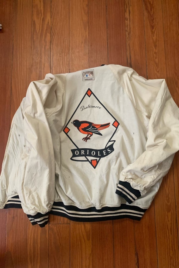 Baltimore Orioles Black And White Bomber Varsity Jacket