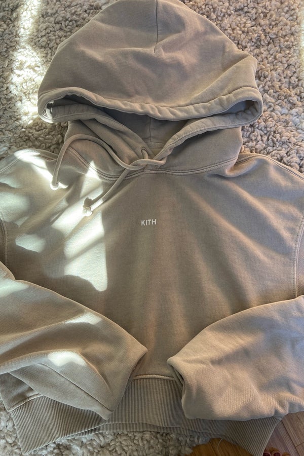 Kith grey online hoodie