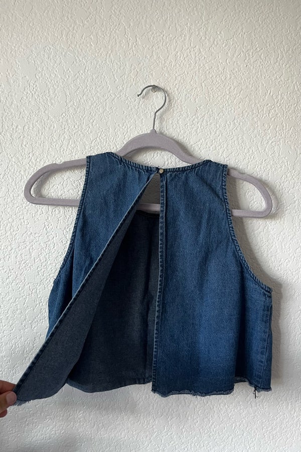 Mother Denim The Open Back Tank Top ($157)