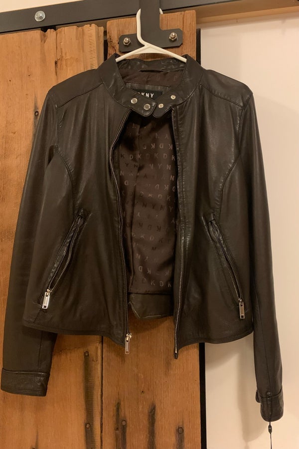 DKNY Leather Jacket | Nuuly Thrift