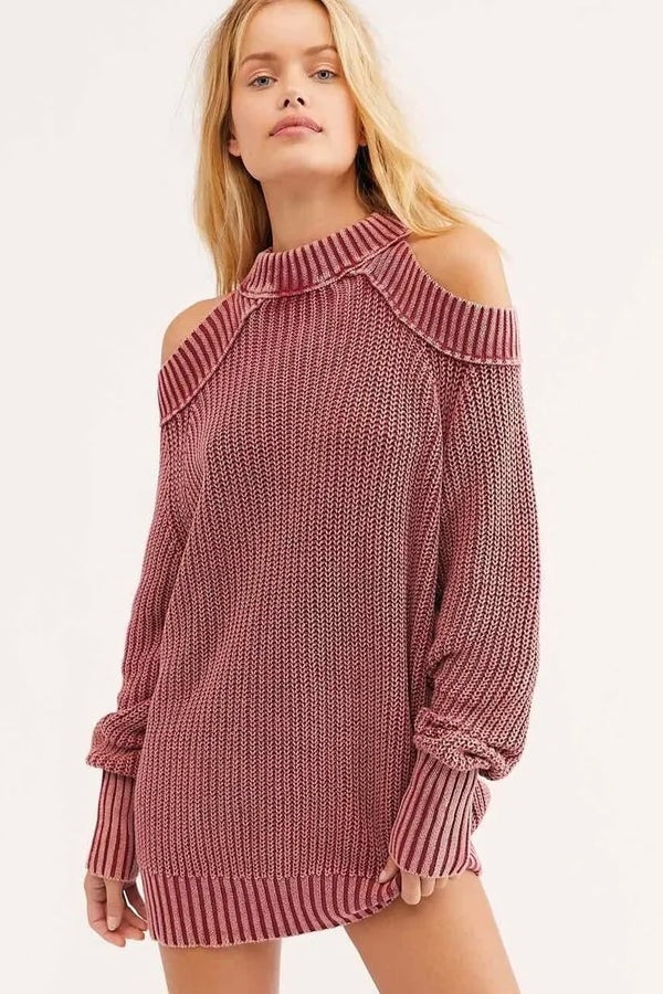 Free people half moon bay pullover sweater sale