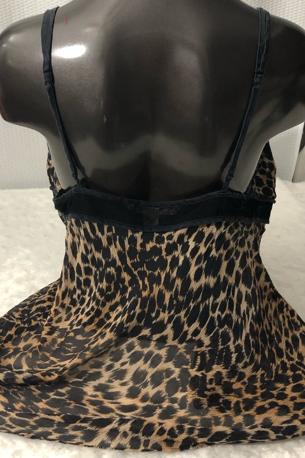 Victoria’s Secret Leopard Cheetah Print Lingerie Sz Large