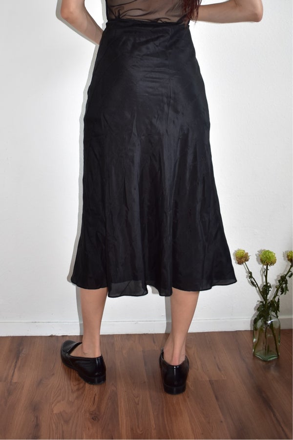 Vintage DKNY Silk Maxi Skirt