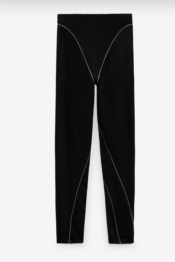 Zara logo outlet leggings