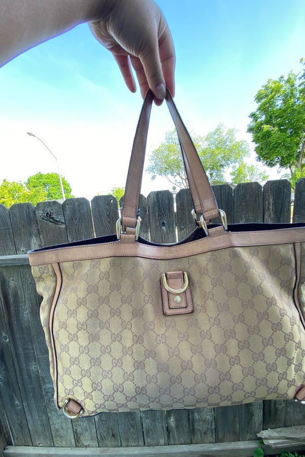 Gucci GG Canvas Abbey Hand Bag